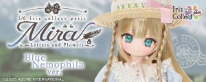 1／6アイリスコレクトプチ Mira（みら）／Letters and Flowers （Blue Nemophila ver．）