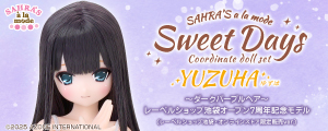 サアラズ ア・ラ・モード YUZUHA（ゆずは）／Sweet Days コーディネイトドールset～ダークパープルヘア～レーベルショップ池袋オープン7周年記念モデル（レーベルショップ池袋・オンラインストア限定販売ver．）