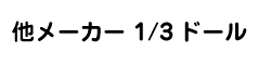 他メーカー 1/3 ドール