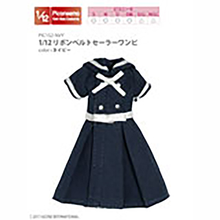 1/12リボンベルトセーラーワンピ