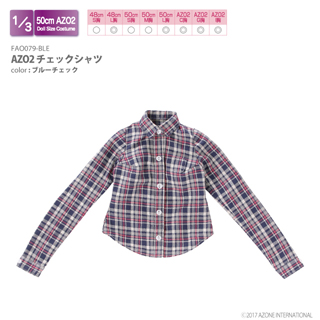 AZO2チェックシャツ