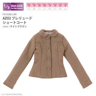 AZO2プレリュードショートコート