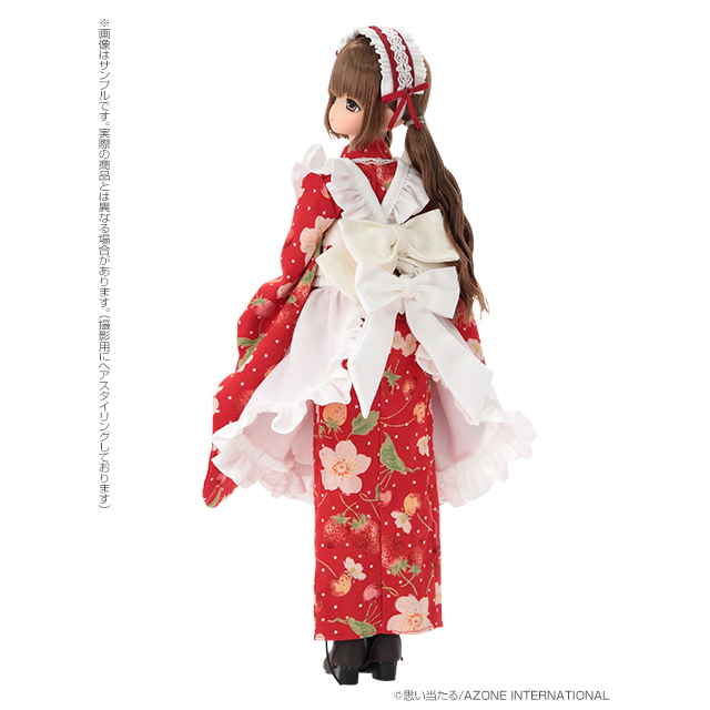 ドール　みあの冬休み(ドールショウ開催記念ver.)/ストロベリー和装メイドコーデset 「えっくす☆きゅーと」 コーディネイトドール レーベルショップ名古屋＆アゾネット限定 AZONE INTERNATIONAL::えっくす☆きゅーと::商品詳細
