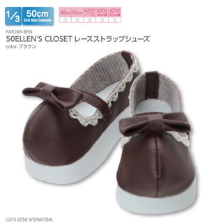 50ELLEN’S CLOSET レースストラップシューズ