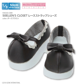 50ELLEN’S CLOSET レースストラップシューズ