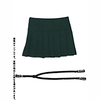 50サスペンダー付プリーツスカート