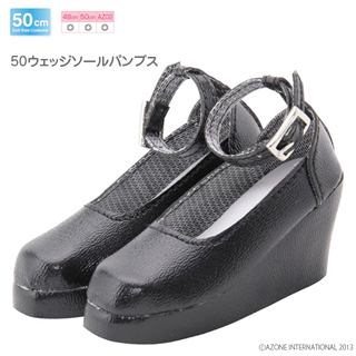 50ウエッジソールパンプス