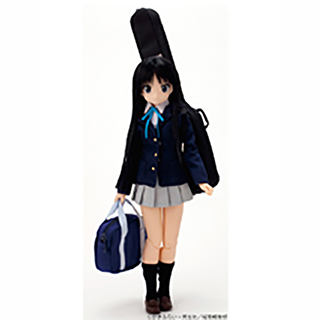 1/6キャラクターコスチューム:「けいおん!」を楽しむためのアウトフィットシリーズ009　けいおん! 澪のスクールバック＆ベースケースセット