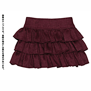 50デニムティアードスカート