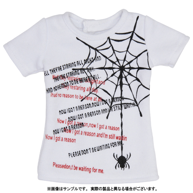 50蜘蛛の巣プリントTシャツ