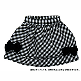 SnottyCat mini チェックリボンスカート SnottyCat mini チェックリボンスカート
