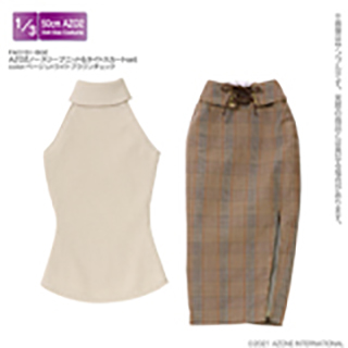 AZO2 ノースリーブニット＆タイトスカートset