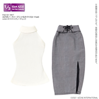 AZO2 ノースリーブニット＆タイトスカートset