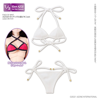 AZO2 トライアングル紐ビキニset