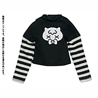 SnottyCat mini レイヤードカットソー SnottyCat mini レイヤードカットソー