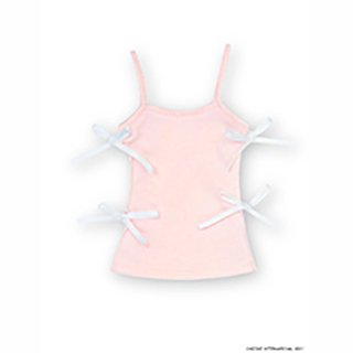 50サイドスリットリボンキャミソール