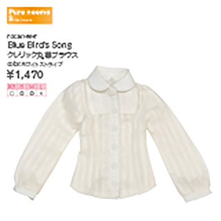 BlueBird’sSong クレリック丸襟ブラウス BlueBird’sSong クレリック丸襟ブラウス