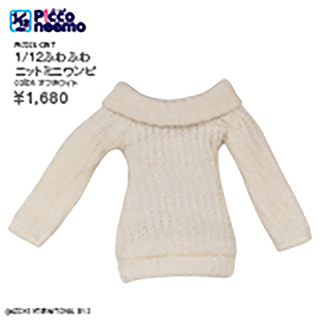 1/12ふわふわニットミニワンピ