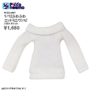 1/12ふわふわニットミニワンピ