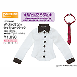 WickedStyle タイ付ロックシャツ WickedStyle タイ付ロックシャツ