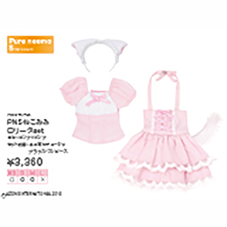 ドールアクセサリー　PNS ねこみみロリータset ピンク×ピンク AZONE INTERNATIONAL::衣装・アイテム::商品一覧（ブランド別）