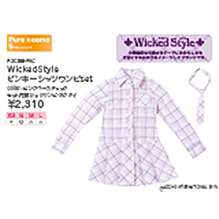 WickedStyle ピンキーシャツワンピset WickedStyle ピンキーシャツワンピset