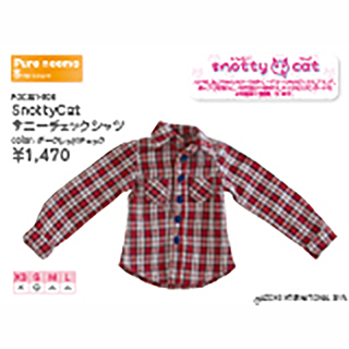 SnottyCat サニーチェックシャツ