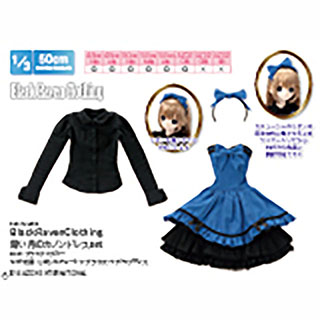 50BlackRavenClothing 青い月のカノンドレスset