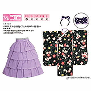 PNXS女の子着物・フリル袴set～雛桜～