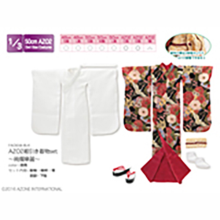 AZO2裾引き着物set ～絢爛華麗～