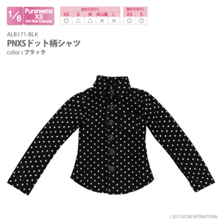 PNXSドット柄シャツ